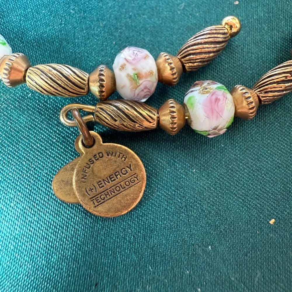 Alex and Ani‎ Floral Beaded Bracelet
